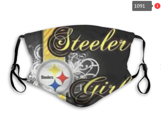 NFL Pittsburgh Steelers #27 Dust mask with filter